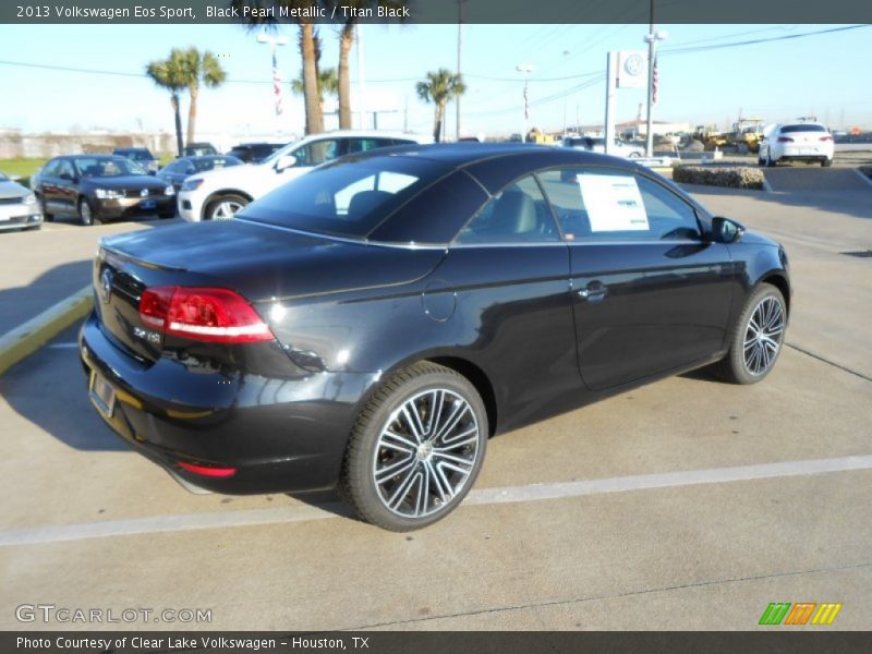 Black Pearl Metallic / Titan Black 2013 Volkswagen Eos Sport