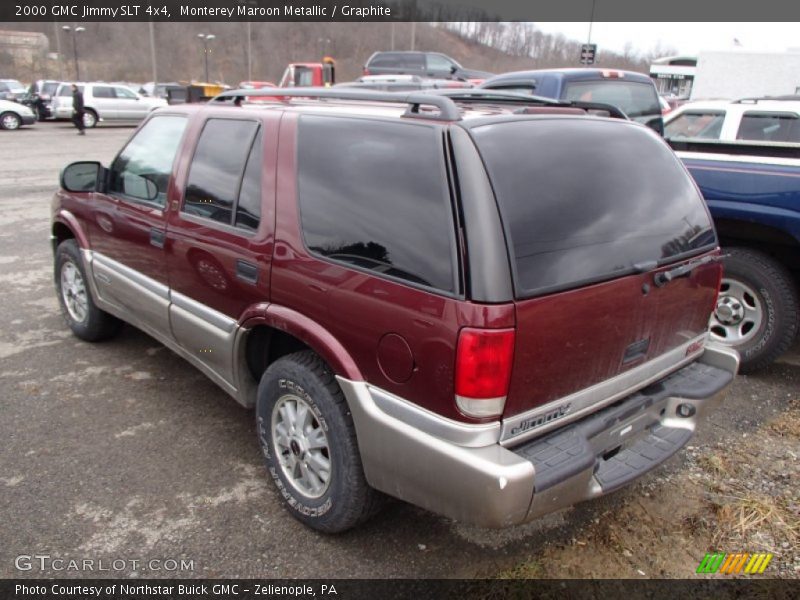 Monterey Maroon Metallic / Graphite 2000 GMC Jimmy SLT 4x4