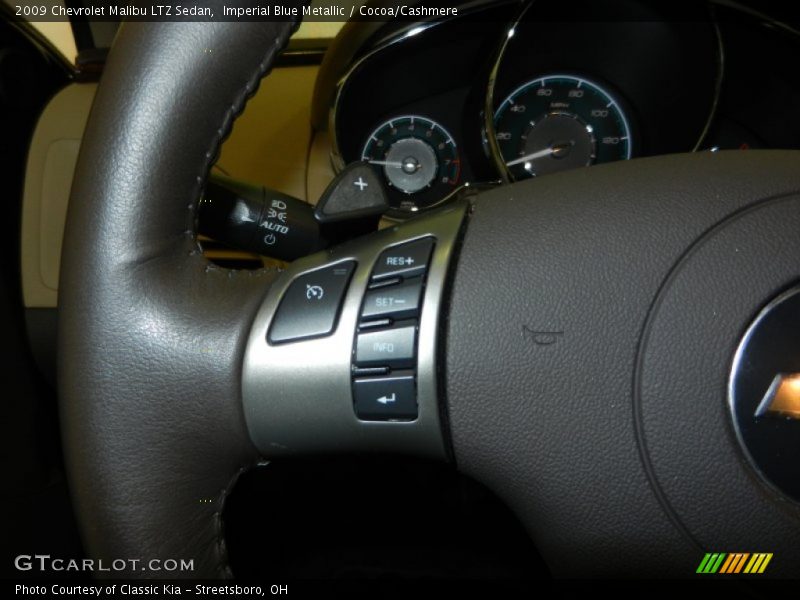 Imperial Blue Metallic / Cocoa/Cashmere 2009 Chevrolet Malibu LTZ Sedan