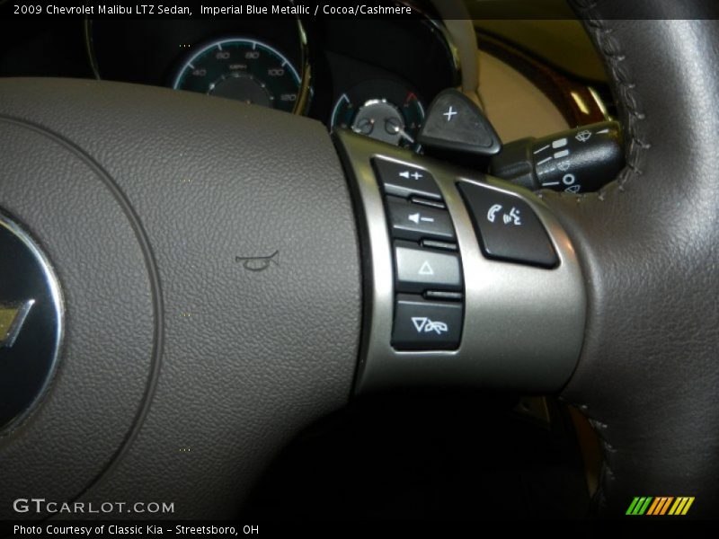 Imperial Blue Metallic / Cocoa/Cashmere 2009 Chevrolet Malibu LTZ Sedan