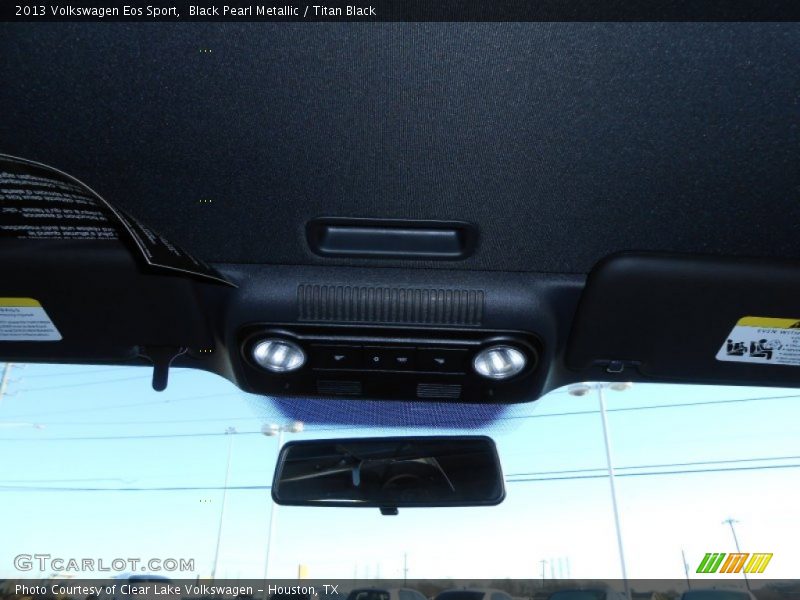 Black Pearl Metallic / Titan Black 2013 Volkswagen Eos Sport