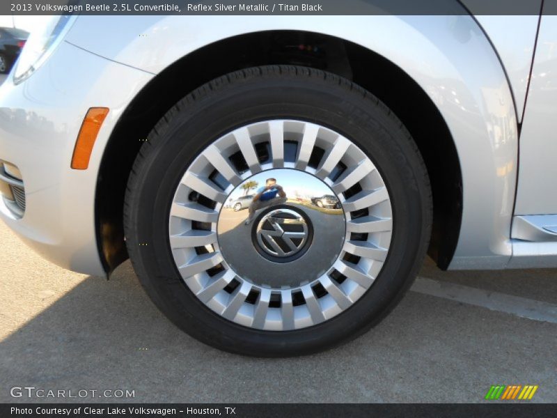 Reflex Silver Metallic / Titan Black 2013 Volkswagen Beetle 2.5L Convertible