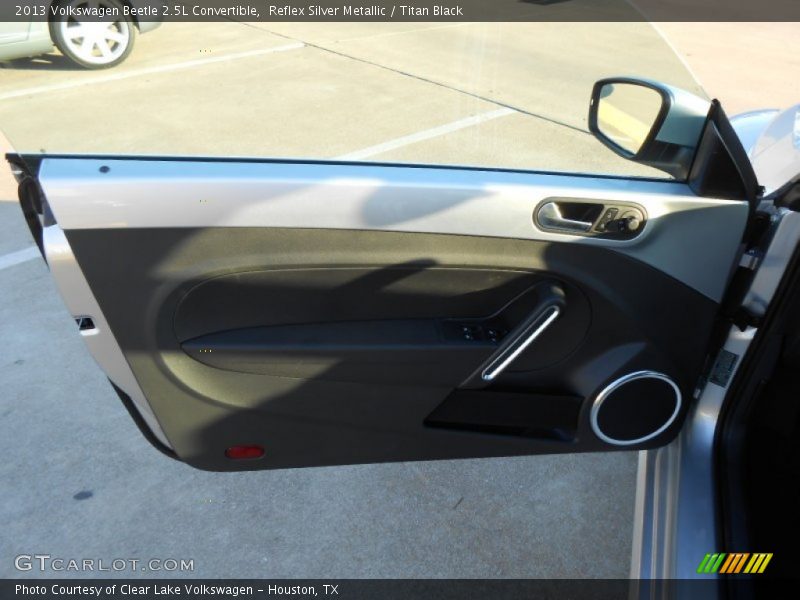Reflex Silver Metallic / Titan Black 2013 Volkswagen Beetle 2.5L Convertible