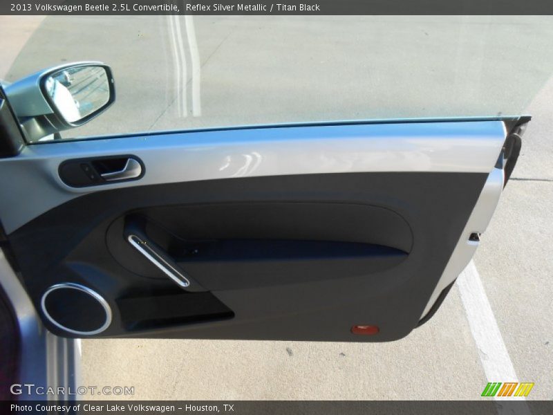 Reflex Silver Metallic / Titan Black 2013 Volkswagen Beetle 2.5L Convertible