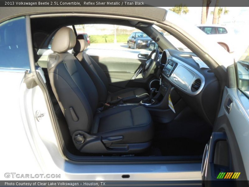 Reflex Silver Metallic / Titan Black 2013 Volkswagen Beetle 2.5L Convertible