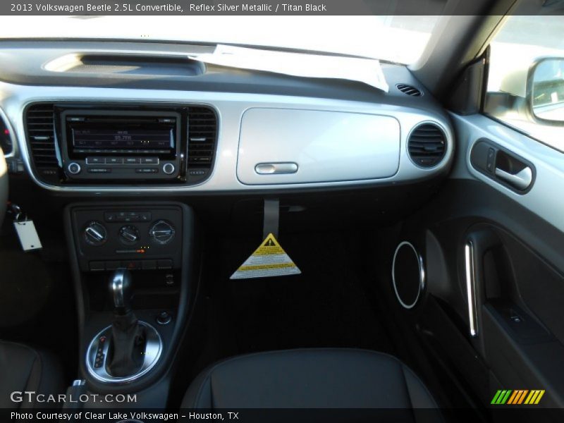 Reflex Silver Metallic / Titan Black 2013 Volkswagen Beetle 2.5L Convertible