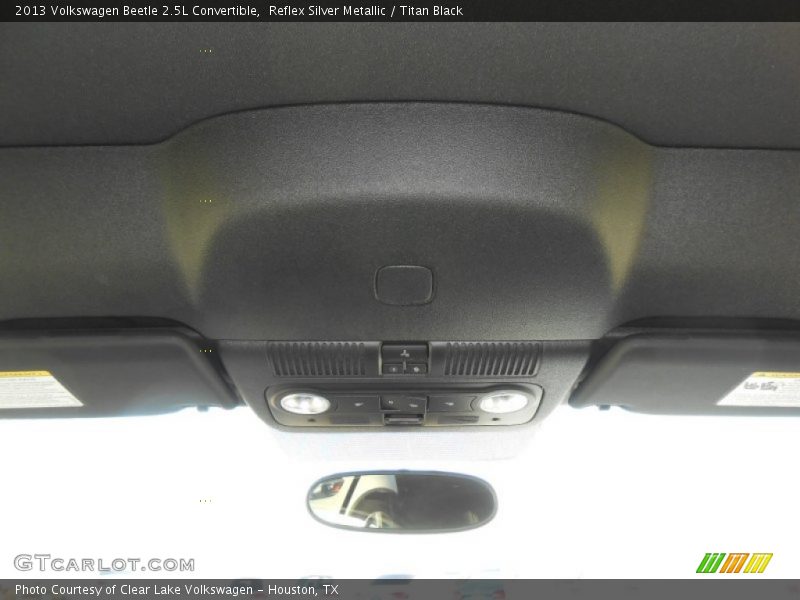 Reflex Silver Metallic / Titan Black 2013 Volkswagen Beetle 2.5L Convertible