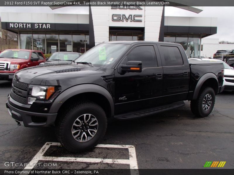 Tuxedo Black Metallic / Raptor Black Leather/Cloth 2012 Ford F150 SVT Raptor SuperCrew 4x4