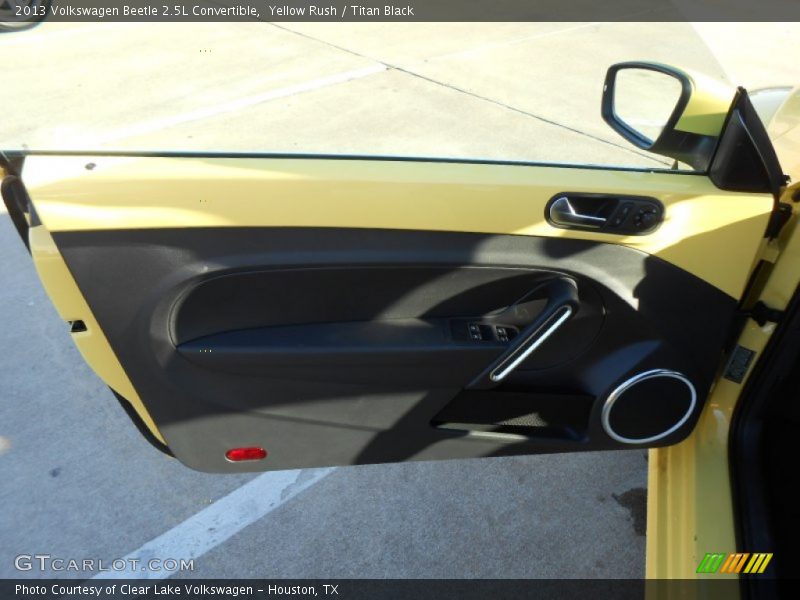 Yellow Rush / Titan Black 2013 Volkswagen Beetle 2.5L Convertible