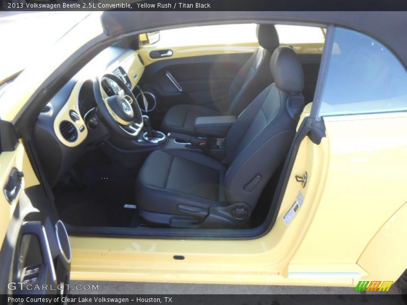 Yellow Rush / Titan Black 2013 Volkswagen Beetle 2.5L Convertible