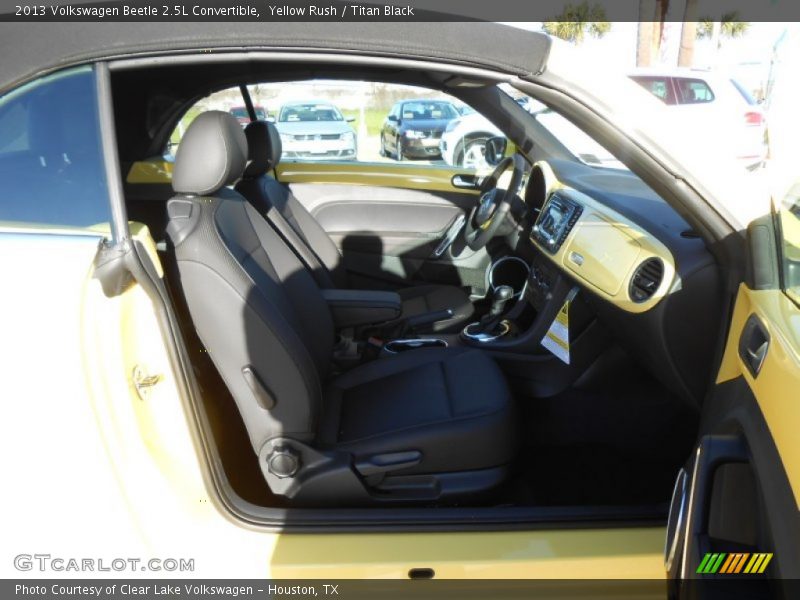 Yellow Rush / Titan Black 2013 Volkswagen Beetle 2.5L Convertible