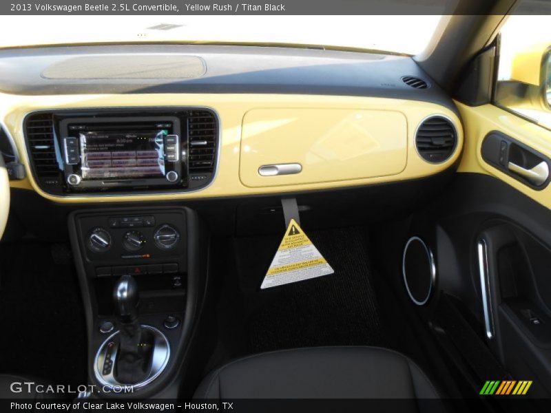Yellow Rush / Titan Black 2013 Volkswagen Beetle 2.5L Convertible