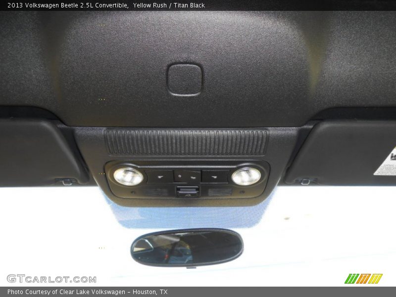 Yellow Rush / Titan Black 2013 Volkswagen Beetle 2.5L Convertible