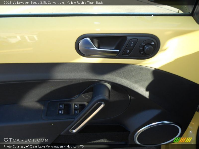 Yellow Rush / Titan Black 2013 Volkswagen Beetle 2.5L Convertible