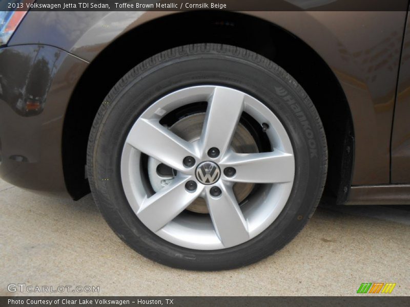 Toffee Brown Metallic / Cornsilk Beige 2013 Volkswagen Jetta TDI Sedan