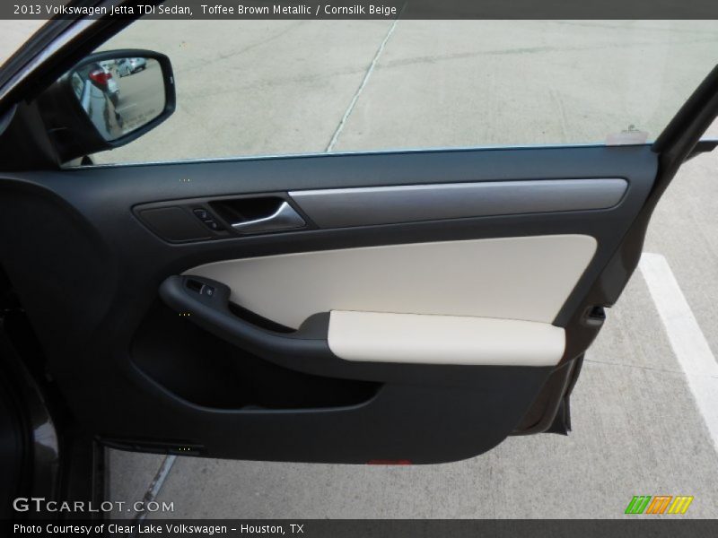 Toffee Brown Metallic / Cornsilk Beige 2013 Volkswagen Jetta TDI Sedan