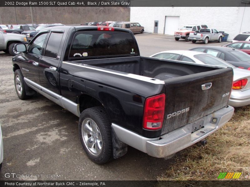 Black / Dark Slate Gray 2002 Dodge Ram 1500 SLT Quad Cab 4x4