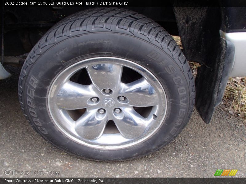 Black / Dark Slate Gray 2002 Dodge Ram 1500 SLT Quad Cab 4x4