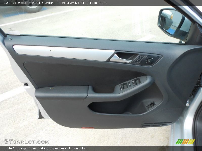 Reflex Silver Metallic / Titan Black 2013 Volkswagen Jetta TDI Sedan