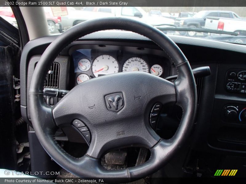 Black / Dark Slate Gray 2002 Dodge Ram 1500 SLT Quad Cab 4x4