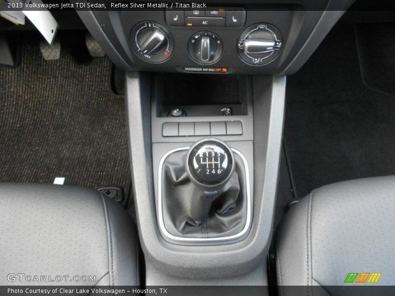 Reflex Silver Metallic / Titan Black 2013 Volkswagen Jetta TDI Sedan