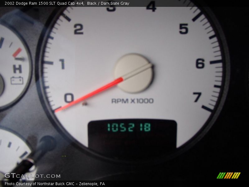 Black / Dark Slate Gray 2002 Dodge Ram 1500 SLT Quad Cab 4x4