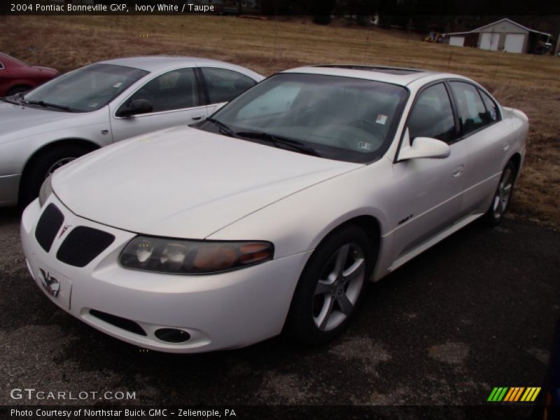 Ivory White / Taupe 2004 Pontiac Bonneville GXP