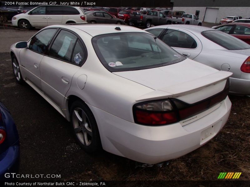 Ivory White / Taupe 2004 Pontiac Bonneville GXP