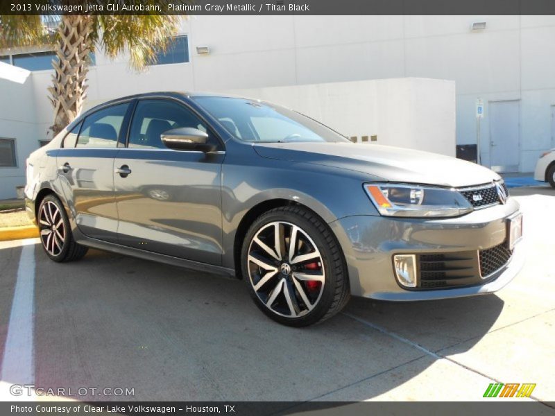 Platinum Gray Metallic / Titan Black 2013 Volkswagen Jetta GLI Autobahn