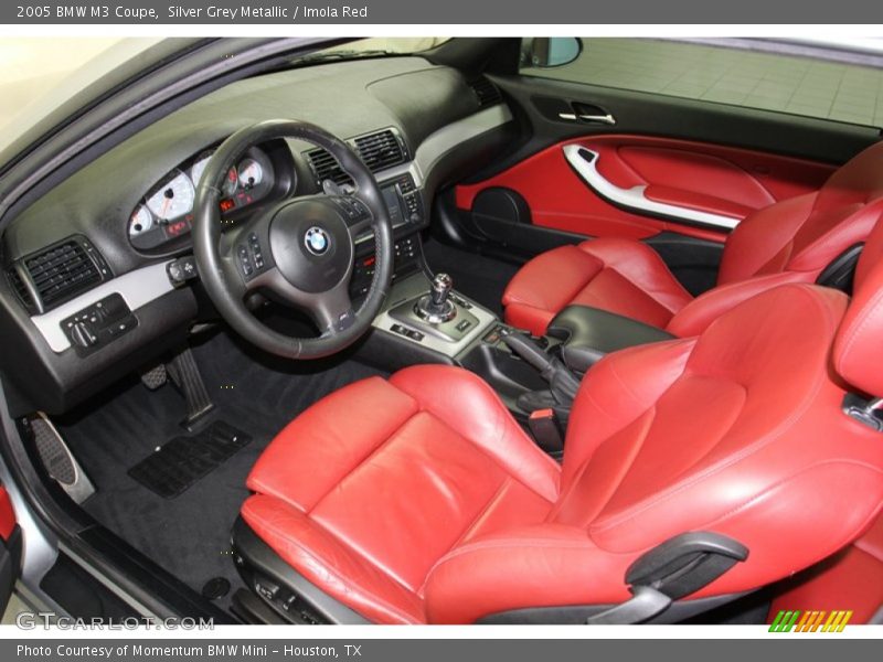 Front Seat of 2005 M3 Coupe