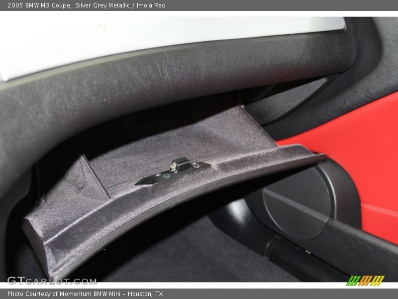 Silver Grey Metallic / Imola Red 2005 BMW M3 Coupe