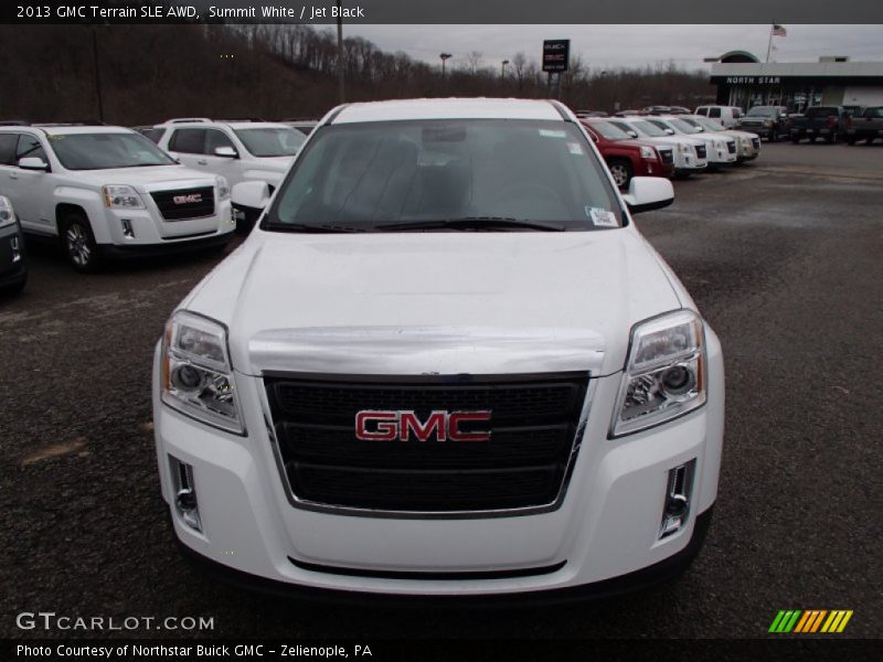 Summit White / Jet Black 2013 GMC Terrain SLE AWD