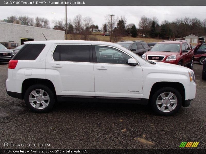 Summit White / Jet Black 2013 GMC Terrain SLE AWD