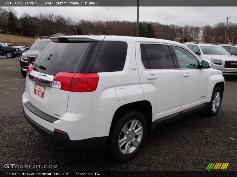 Summit White / Jet Black 2013 GMC Terrain SLE AWD