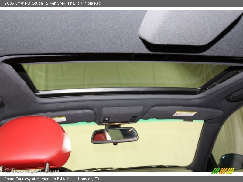 Silver Grey Metallic / Imola Red 2005 BMW M3 Coupe