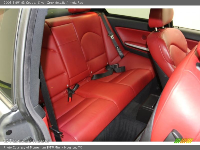 Silver Grey Metallic / Imola Red 2005 BMW M3 Coupe