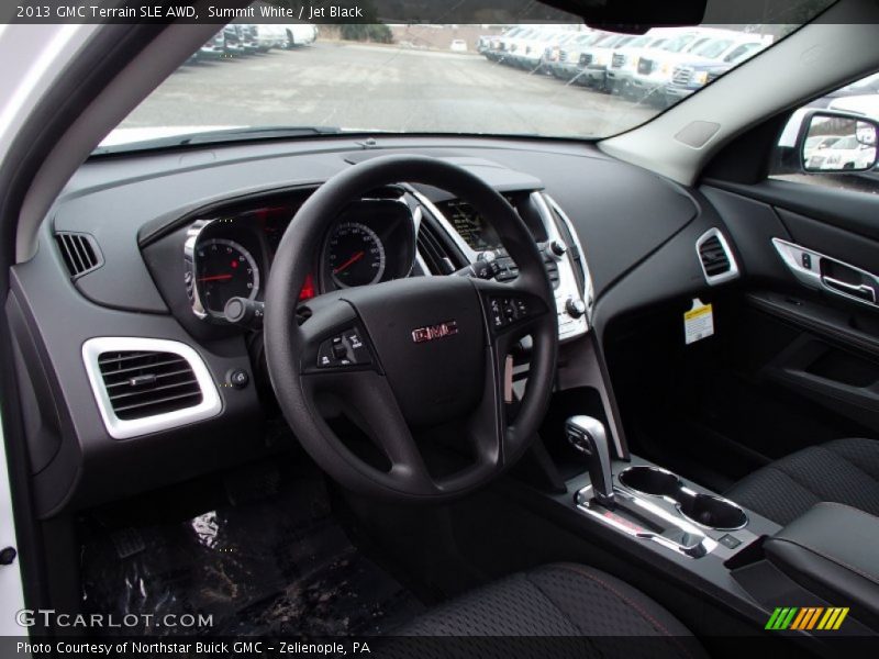 Summit White / Jet Black 2013 GMC Terrain SLE AWD
