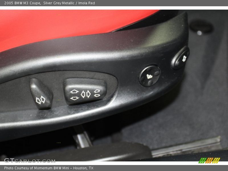 Silver Grey Metallic / Imola Red 2005 BMW M3 Coupe