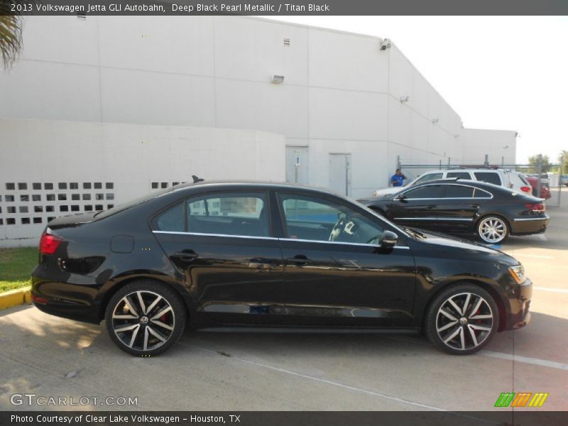 Deep Black Pearl Metallic / Titan Black 2013 Volkswagen Jetta GLI Autobahn