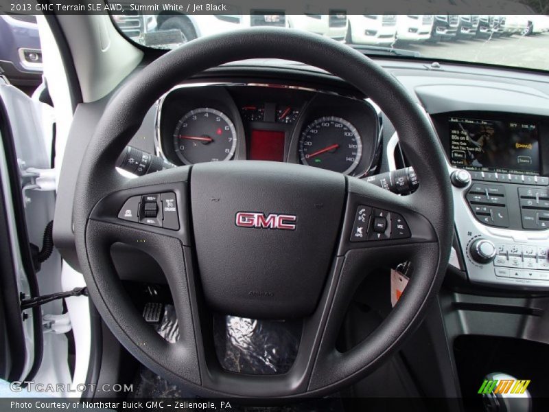 Summit White / Jet Black 2013 GMC Terrain SLE AWD