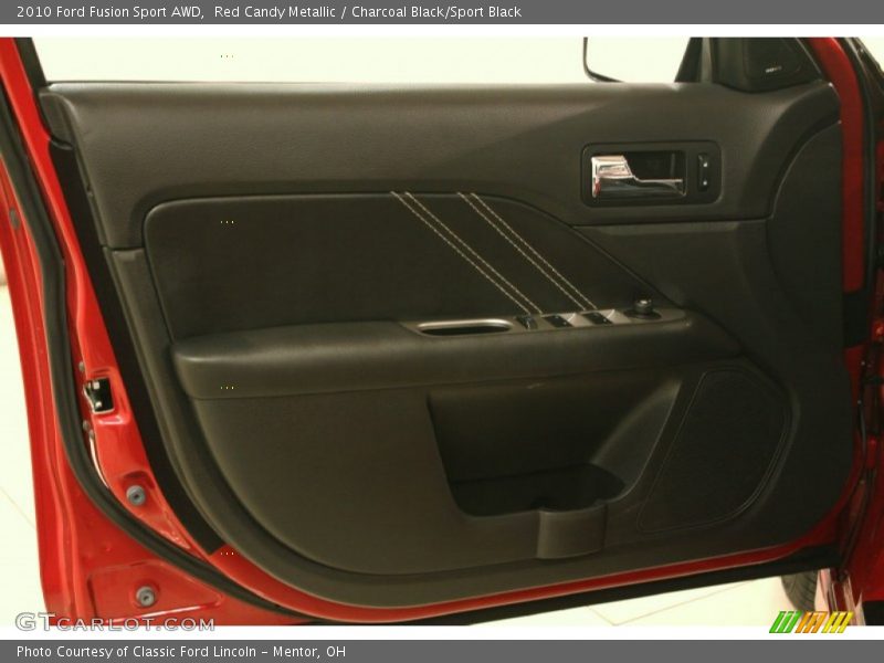 Door Panel of 2010 Fusion Sport AWD