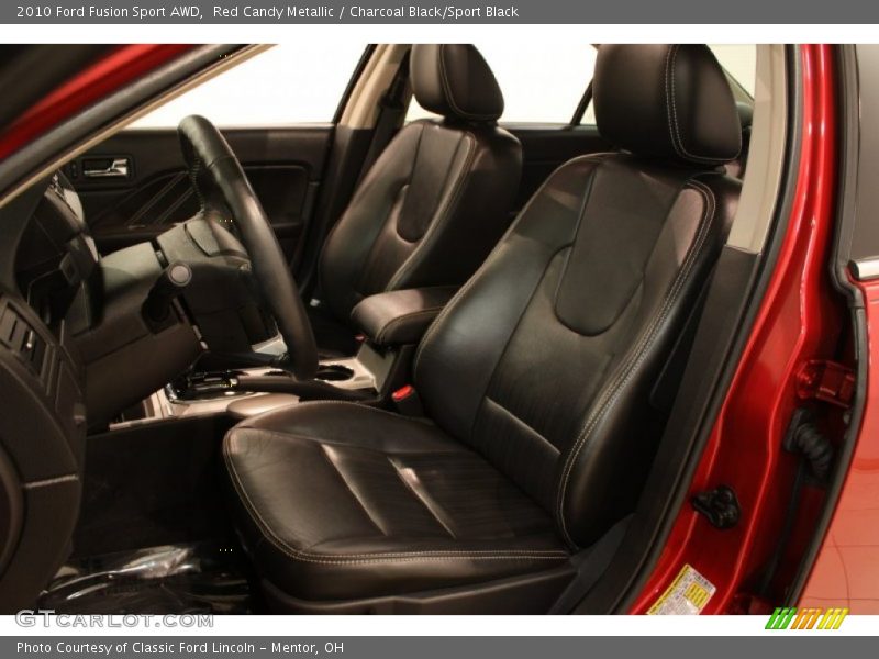 Front Seat of 2010 Fusion Sport AWD