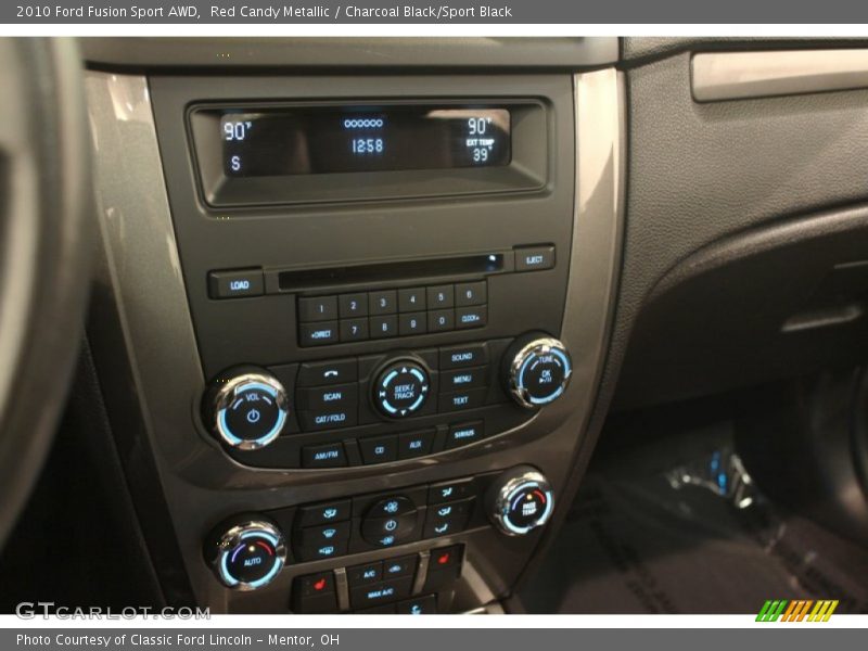 Controls of 2010 Fusion Sport AWD