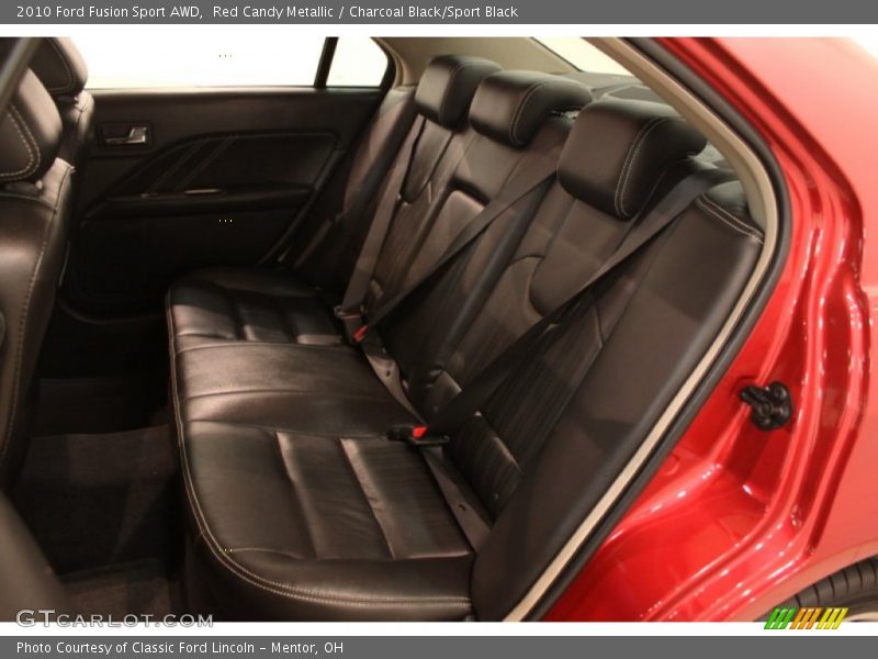 Rear Seat of 2010 Fusion Sport AWD