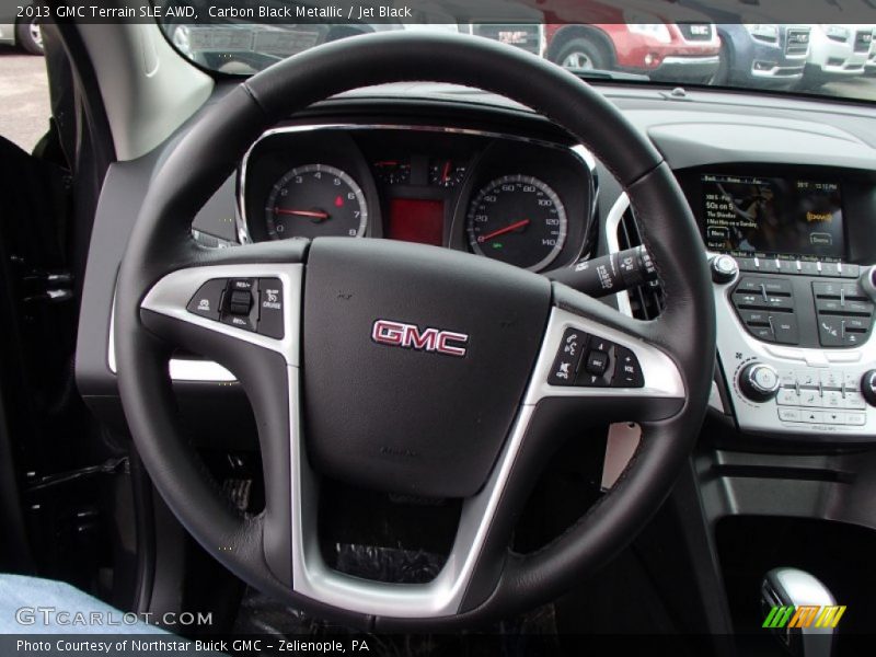 Carbon Black Metallic / Jet Black 2013 GMC Terrain SLE AWD