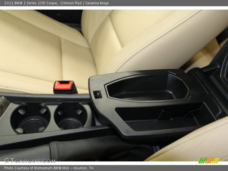 Crimson Red / Savanna Beige 2011 BMW 1 Series 128i Coupe