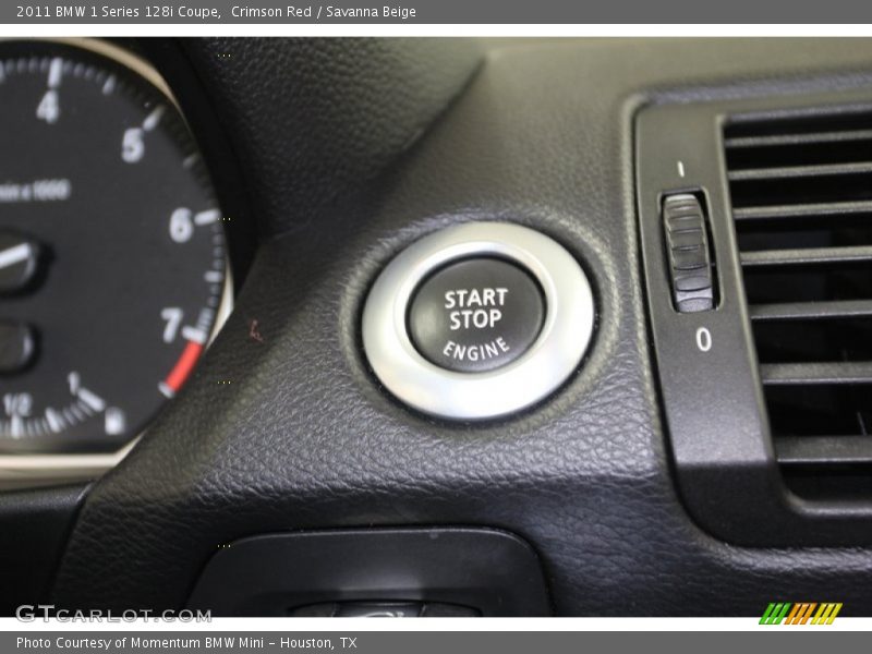 Crimson Red / Savanna Beige 2011 BMW 1 Series 128i Coupe
