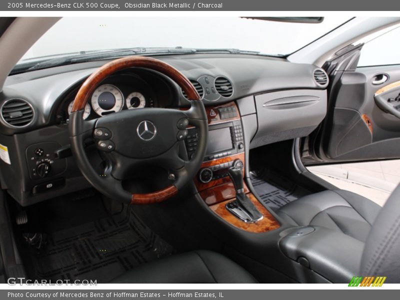  2005 CLK 500 Coupe Charcoal Interior