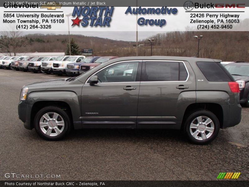 Iridium Metallic / Jet Black 2013 GMC Terrain SLE AWD