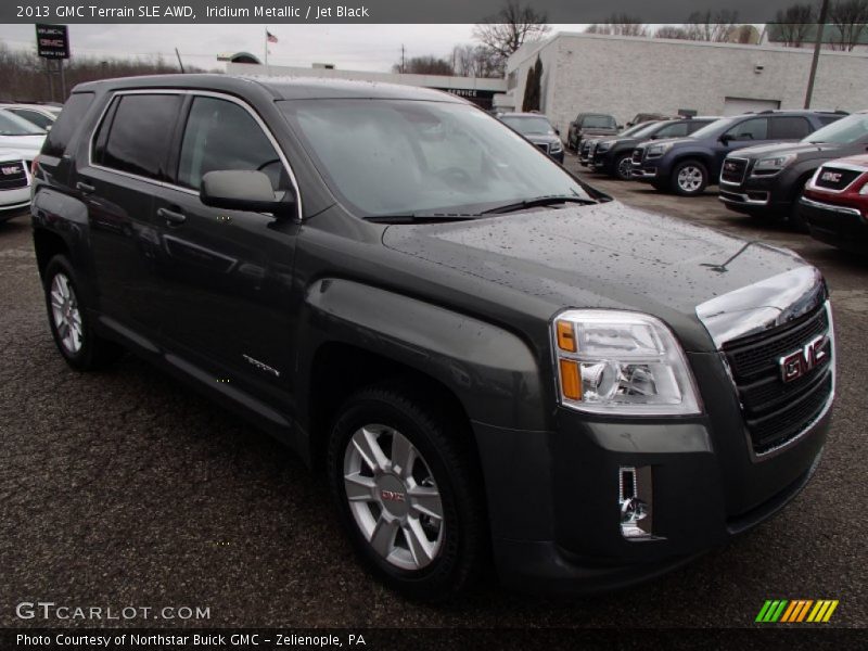 Iridium Metallic / Jet Black 2013 GMC Terrain SLE AWD